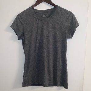 Champion Gray Short Sleeve Workout Top Size Small